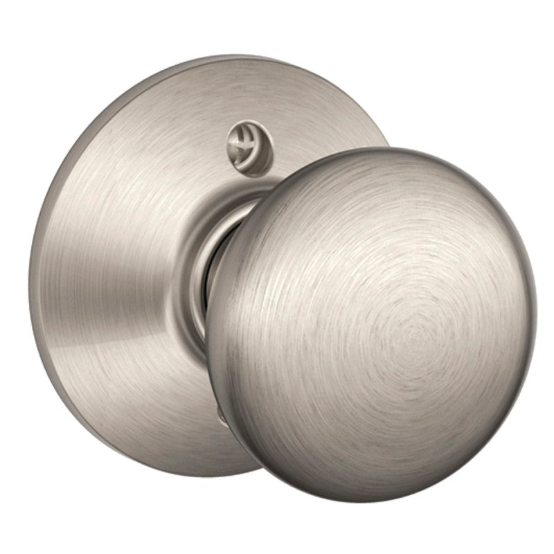 Schlage Plymouth Series F170 PLY 619 Dummy Knob, Satin Nickel