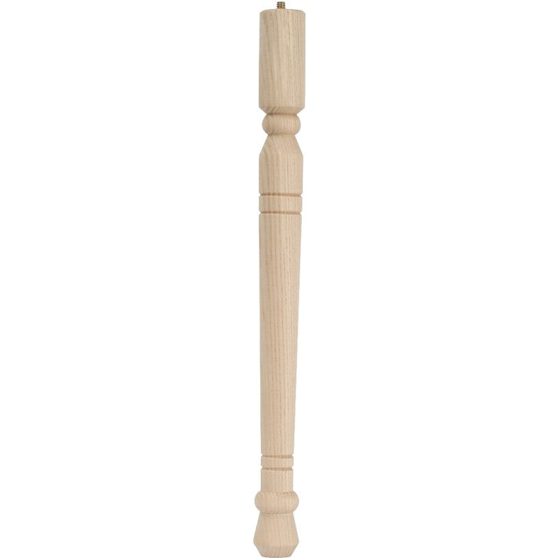 Waddell Early American Series 2556 Table Leg, 5-3/4 in H, Hardwood, Smooth Sanded