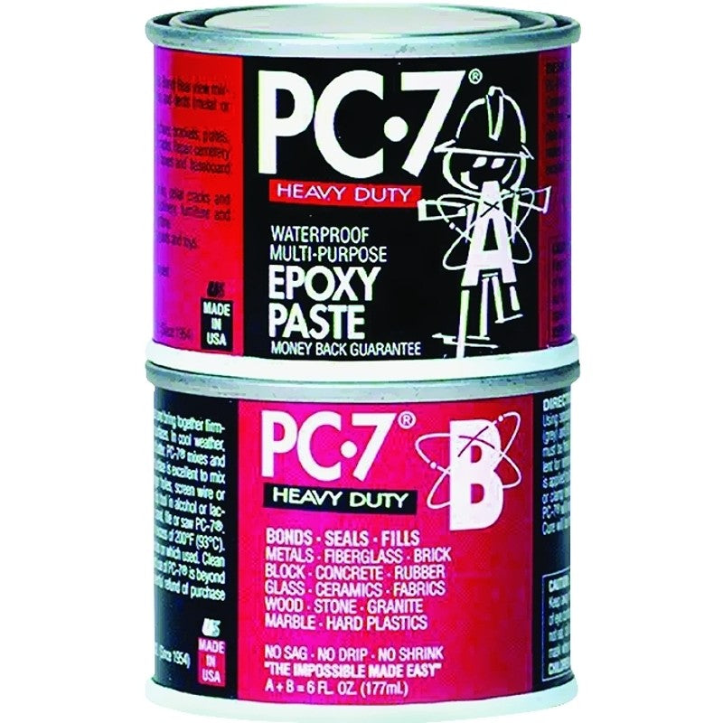 Protective Coating PC-7 0.5LB. Epoxy Adhesive, Gray, Paste, 0.5 lb, Jar