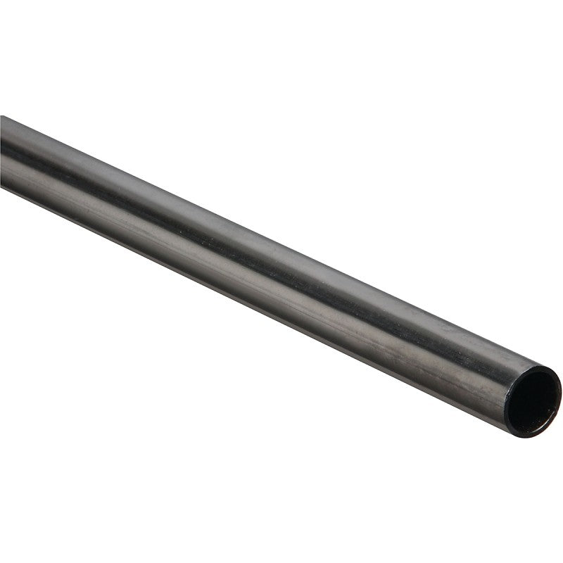 National Hardware 4068BC Series N215-731 Metal Tube, Round, 48 in L, 3/4 in Dia, 16 ga Wall, Steel, Plain