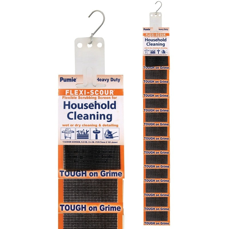 Pumie FLEXI-SCOUR FLEX-24C Scouring Screen, 3-1/2 in L, 0.13 in W (Pack of 24)