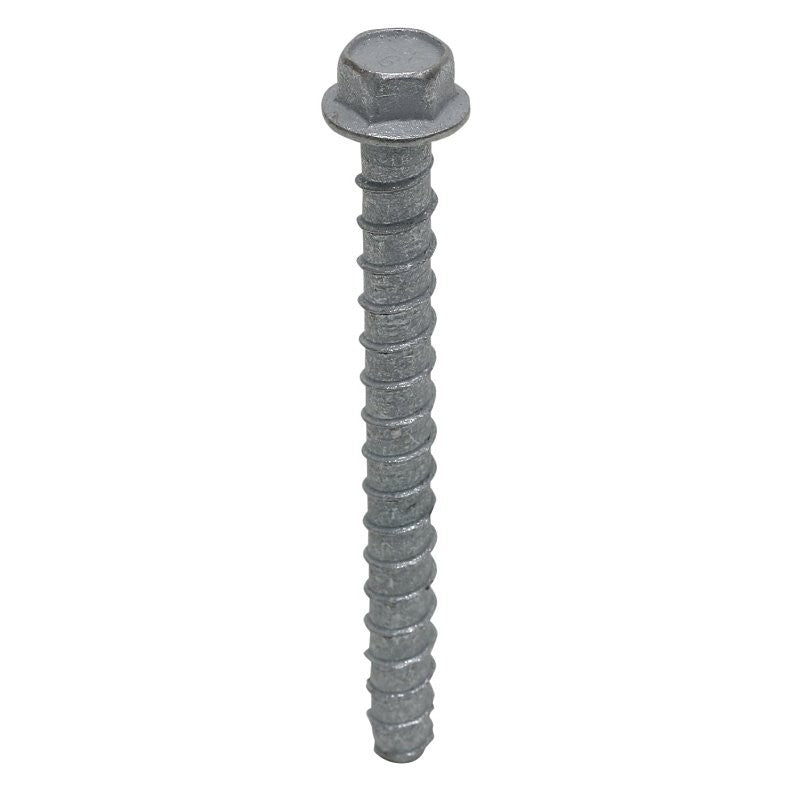 Simpson Strong-Tie Titen HD THD50600HMGF1 Heavy-Duty Screw Anchor, 1/2 in Dia, 6 in L, Carbon Steel, Galvanized (Pack of 20)