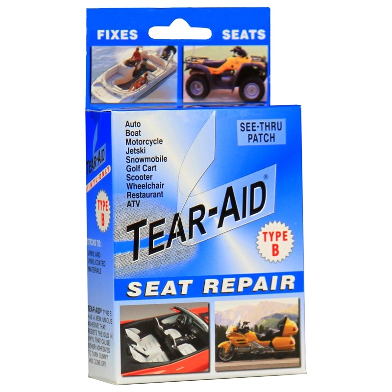 Tear-Aid D-KIT-B02-100 Vinyl Seat Repair Kit, B, Clear