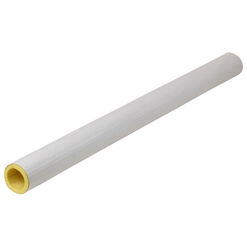 Frost King F14X Tubular Pipe Cover, 3 ft L, Fiberglass, White, 1-1/2 in Pipe