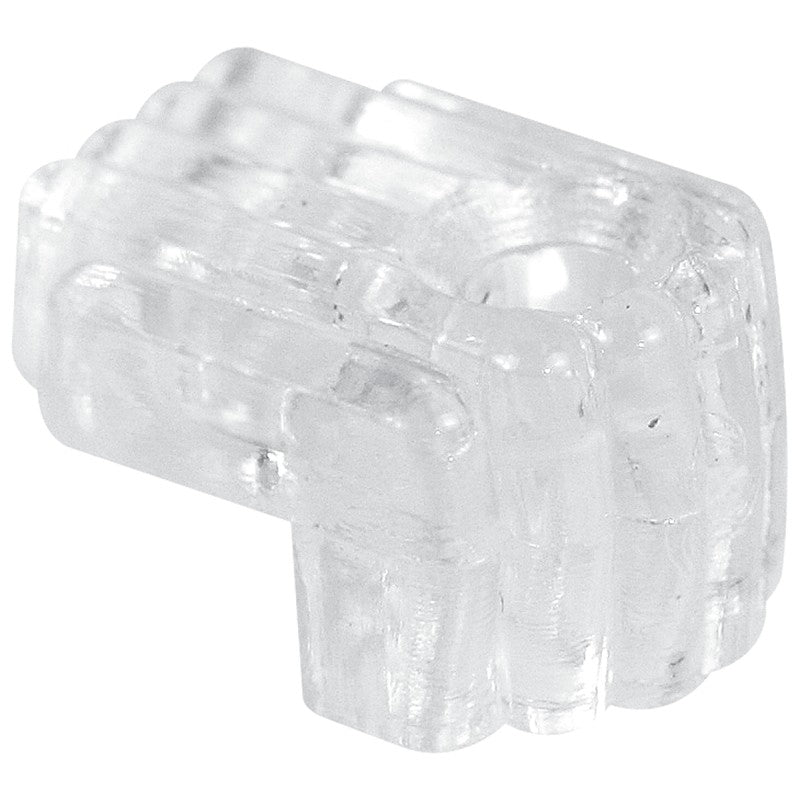 Prime-Line U9003 Mirror Clip, For: 1/4 in Thick Glass, Acrylic, Clear, 6/PK