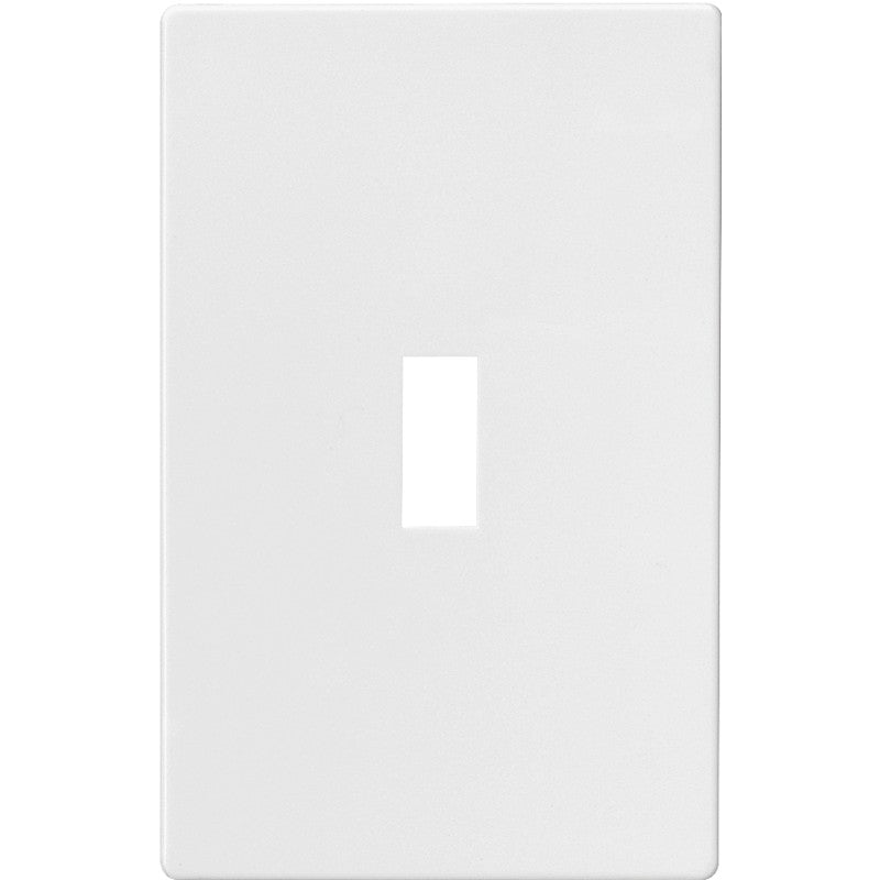 Eaton Wiring Devices PJS1W Wallplate, Mid-Size, 4-7/8 in L, 3.12 in W, 1-Gang, Polycarbonate, High-Gloss