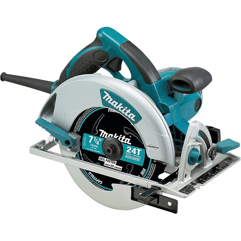 Makita 5007MG Circular Saw, 15 A, 7-1/4 in Dia Blade, 56 deg Bevel, 5/8 in Arbor