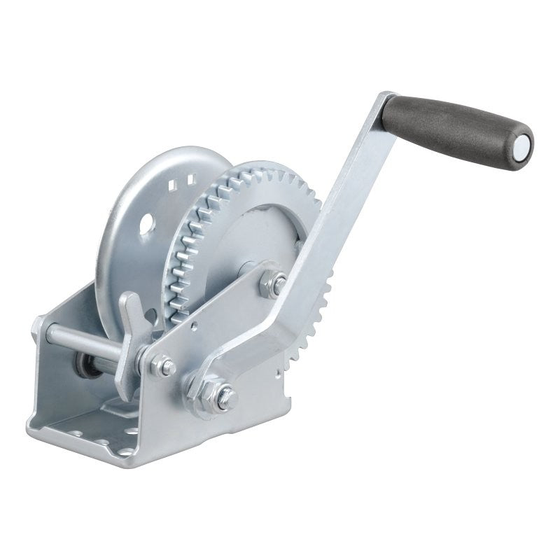 Curt 29424 Hand Crank Winch, Electric, 1200 lb, Steel