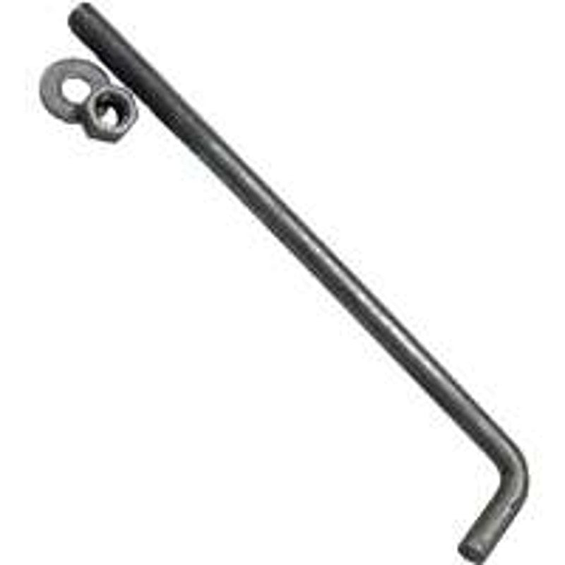 ProFIT AG10 Anchor Bolt, 10 in L, Steel, Galvanized, 50/PK (Pack of 50)