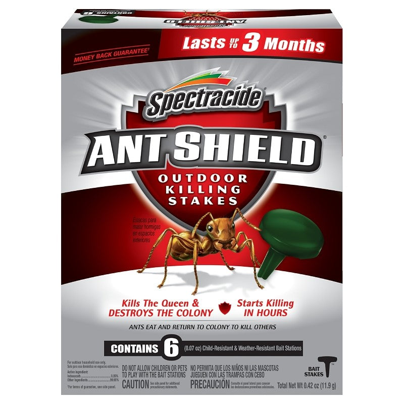 Spectracide HG-65597 Ant Shield Stake, Solid, Peanut