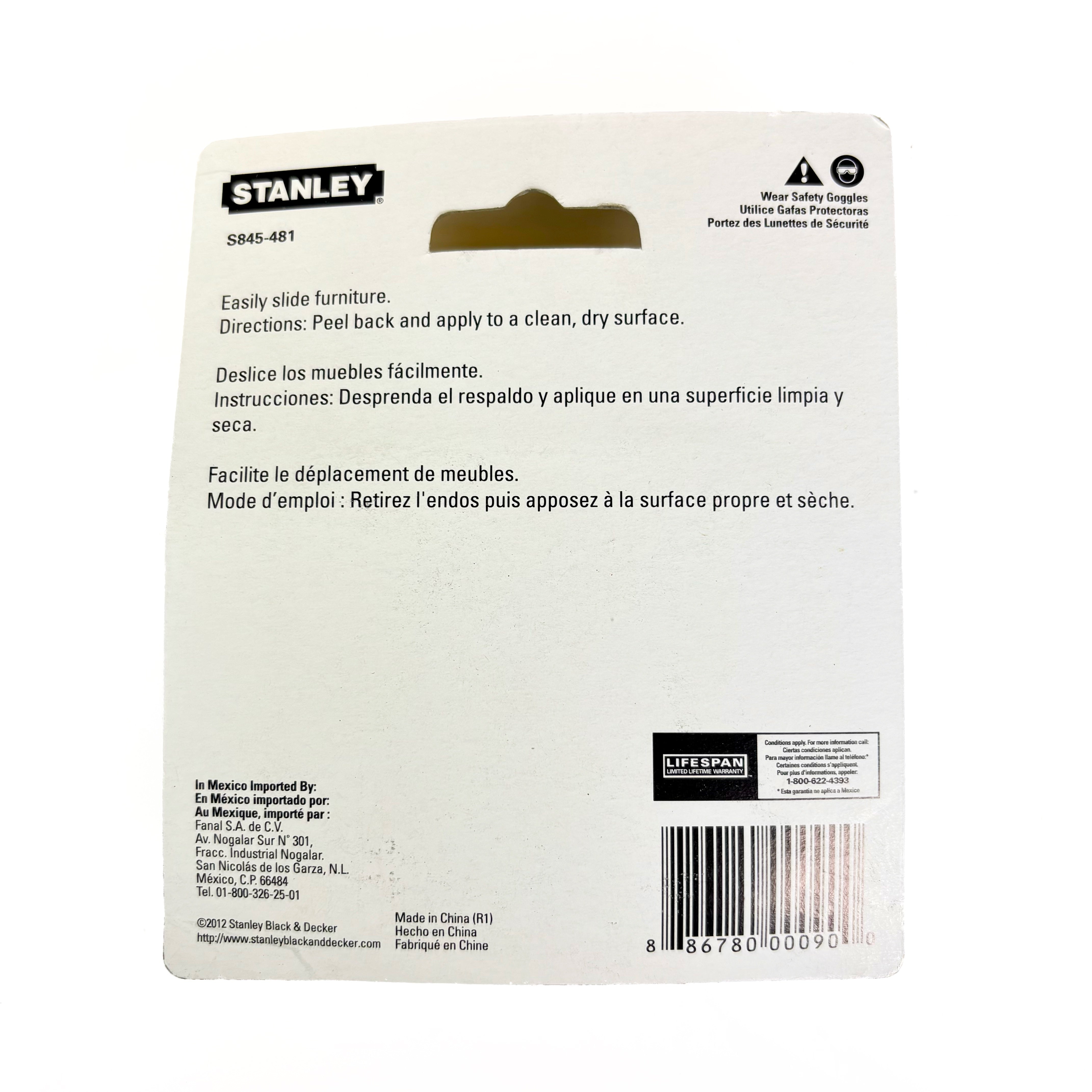Self Adhesive Furniture Sliders 2 Inch Round 4 Pack