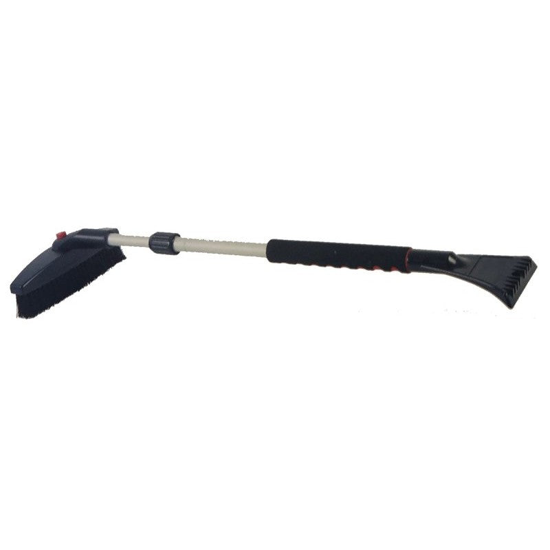 Rugg SC9030 Snowbrush/Scraper, Black/Blue, Plastic/Polyester Blade, Aluminum Handle, Telescopic Handle