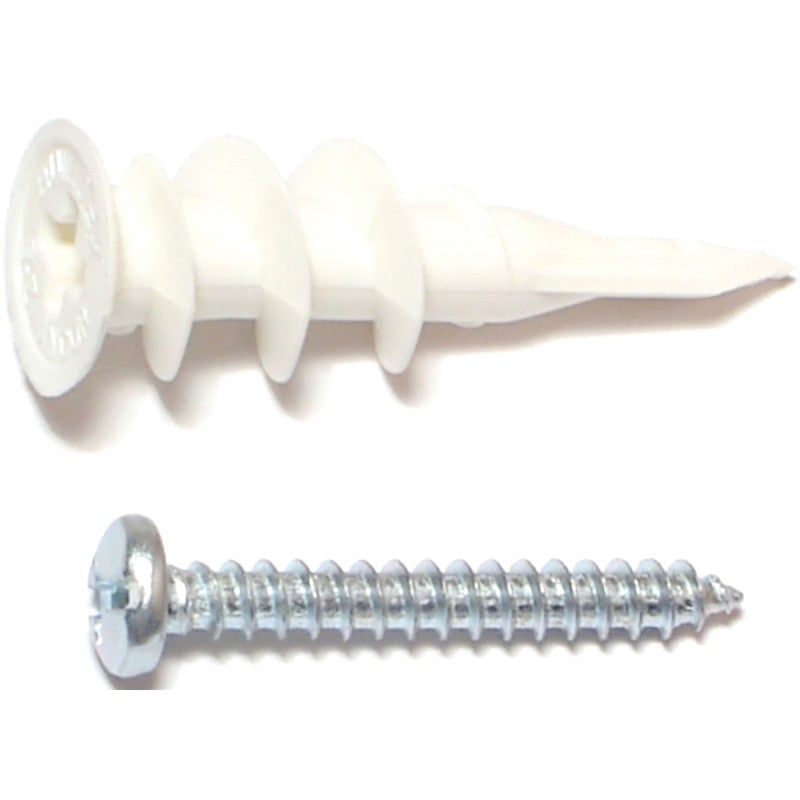 Midwest Fastener 23291 EZ Anchor, 1-1/4 in L, Plastic, 75 lb (Pack of 5)