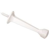 Square Taper Door Stops 3 Inch White 2 Pack