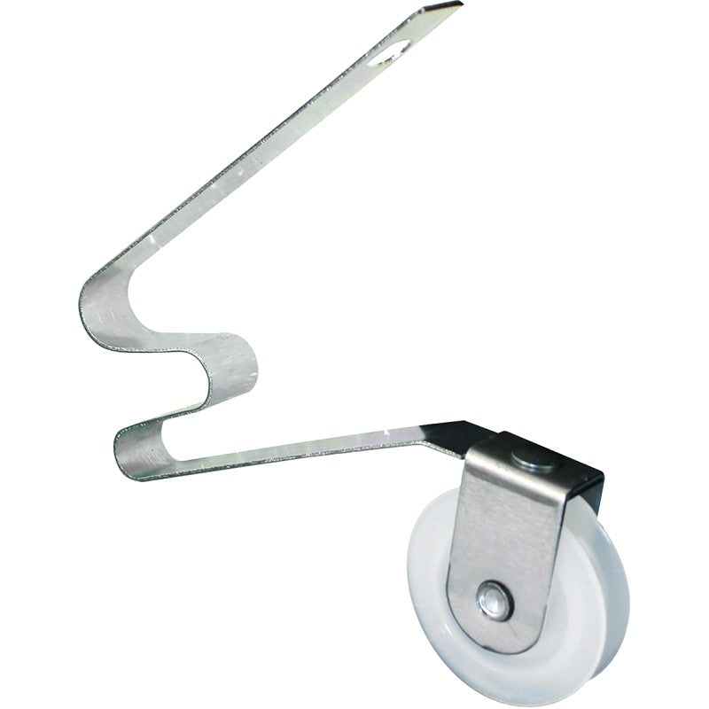 Prime-Line B 512 Roller Assembly, 1 in Dia Roller, 1/4 in W Roller, Steel, Gray, 2-Roller