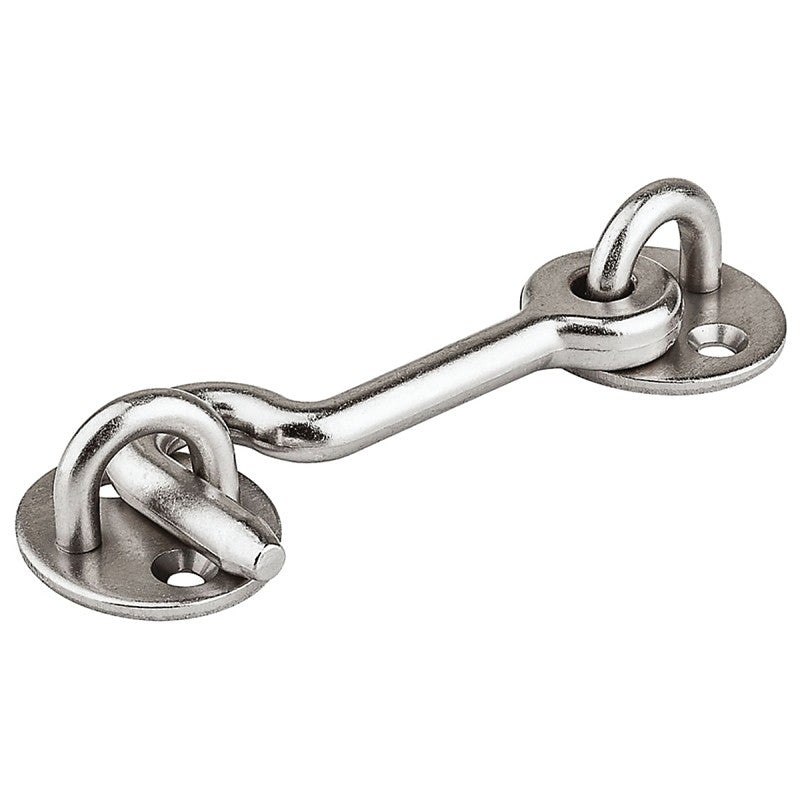 National Hardware N187-036 Privacy Hook, Steel, Satin Nickel