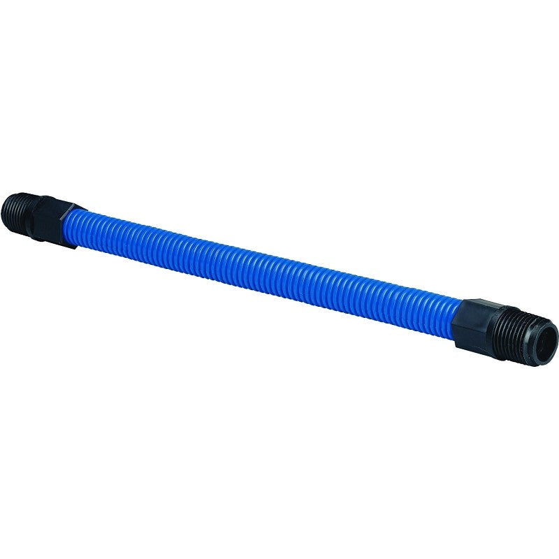 Orbit Multi-Flex 37320 Riser, 1/2 in Connection, 12 in L, MNPT, Polyethylene, Blue