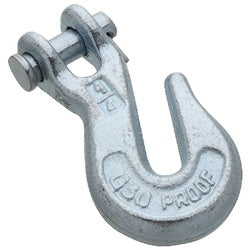 Clevis Grab Hook 1/4 Inch Zinc Plated Forged Steel