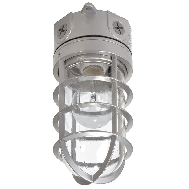 Eaton Lighting VT100G Vapor Tight Light Fixture, 120 VAC, 100 W, Incandescent Lamp, 1600 Lumens Lumens, Aluminum Fixture (Pack of 4)