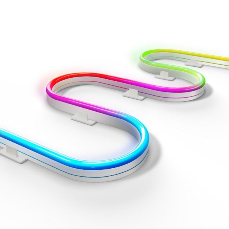 Feit Electric NF10/CHASE/AG Neon Flex Rope Light, 100/240 V, 22 W, LED Lamp, Multi-Color Light, 125 in L