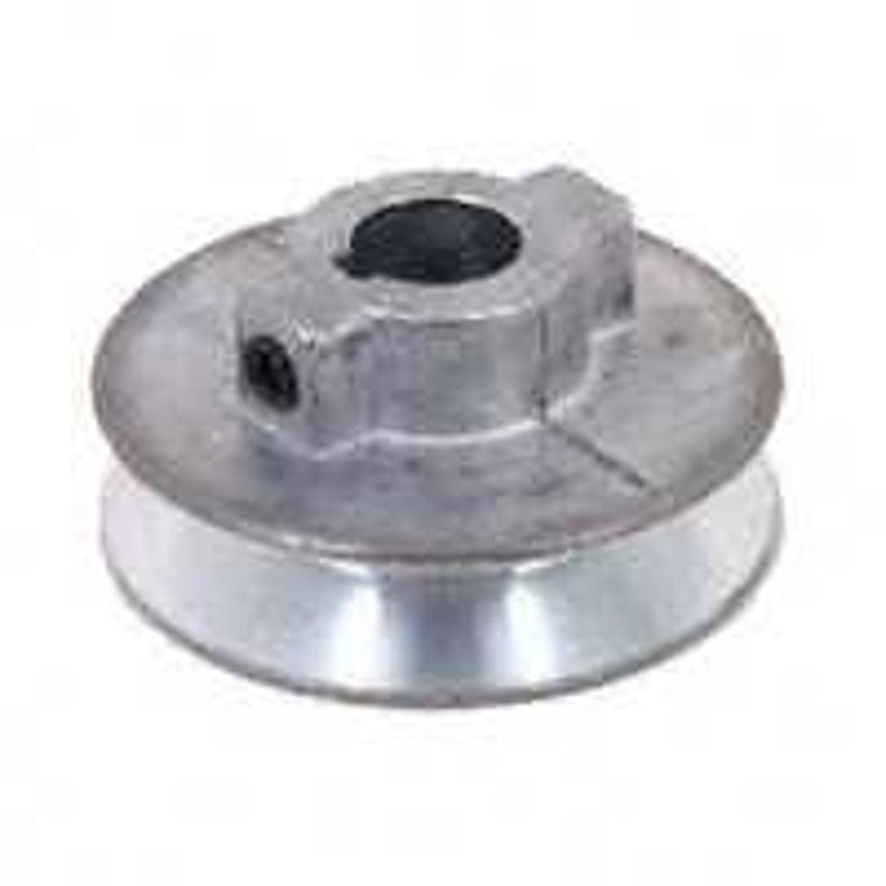 Cdco 200A-5/8 V-Groove Pulley, 5/8 in Bore, 2 in OD, 1-3/4 in Dia Pitch, 1/2 in W x 11/32 in Thick Belt, Zinc