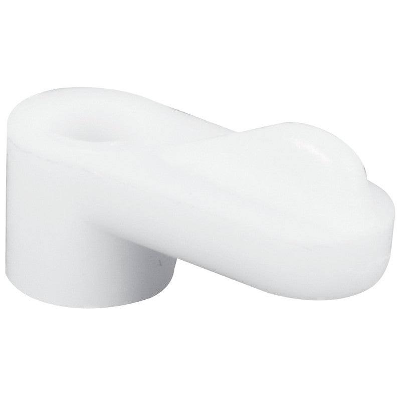 Make-2-Fit PL 7773 Window Screen Clip with Screw, 5/16 in D Dimensions, Plastic, White, 12/PK