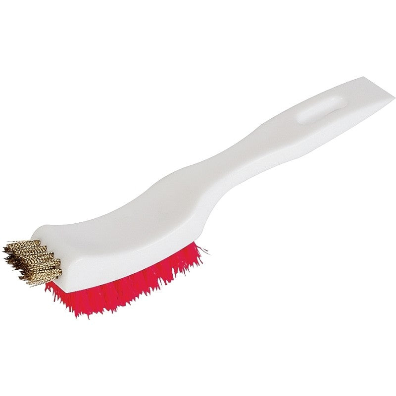 DQB 08356 Stripping Brush, Brass/Poly Trim, Plastic Handle