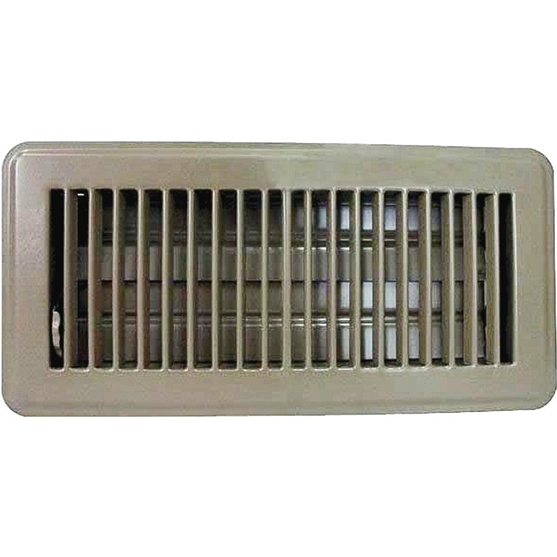 ProSource FR01-4X10B Floor Register, Steel, Brown