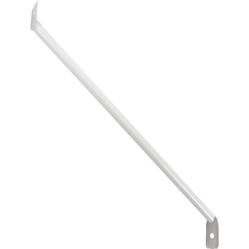 ClosetMaid 1103 Support Bracket, 12 in L, 2 in H, Steel, White (Pack of 100)