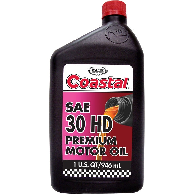 Coastal 19301 Motor Oil, 30WT, 1 qt (Pack of 12)