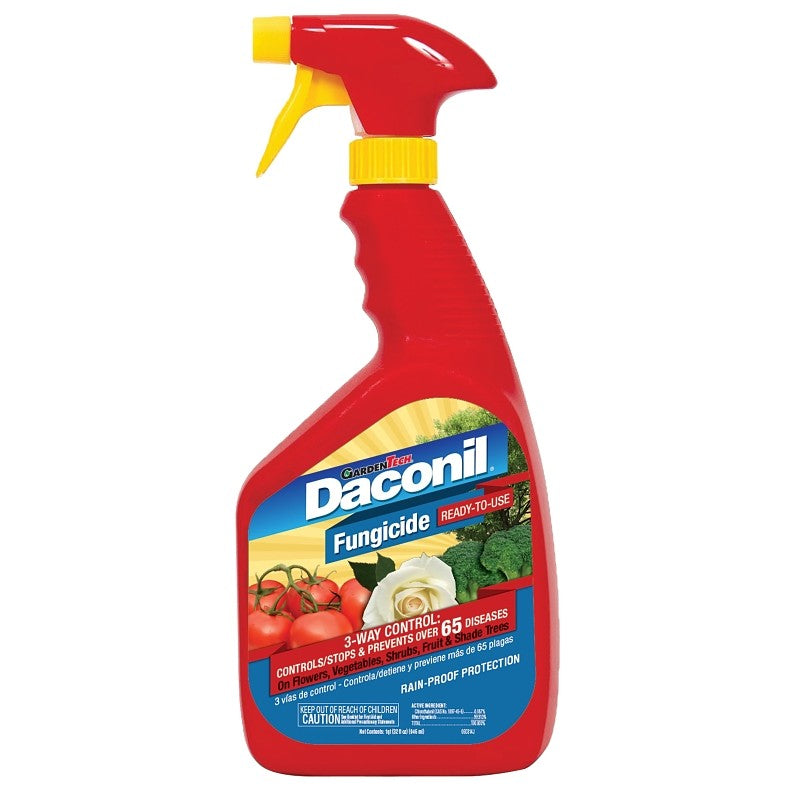 Daconil 100526105 Fungicide, Liquid, Tan, 32 oz Bottle (Pack of 6)