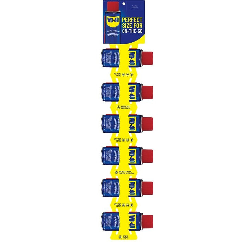 WD-40 490352 Multi-Purpose Lubricant, 2.75 oz, Aerosol Can, Liquid (Pack of 24)