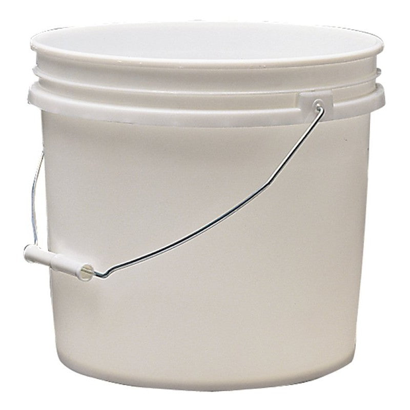 ENCORE Plastics 201215 Paint Bucket, 3.5 gal Capacity, Plastic, White