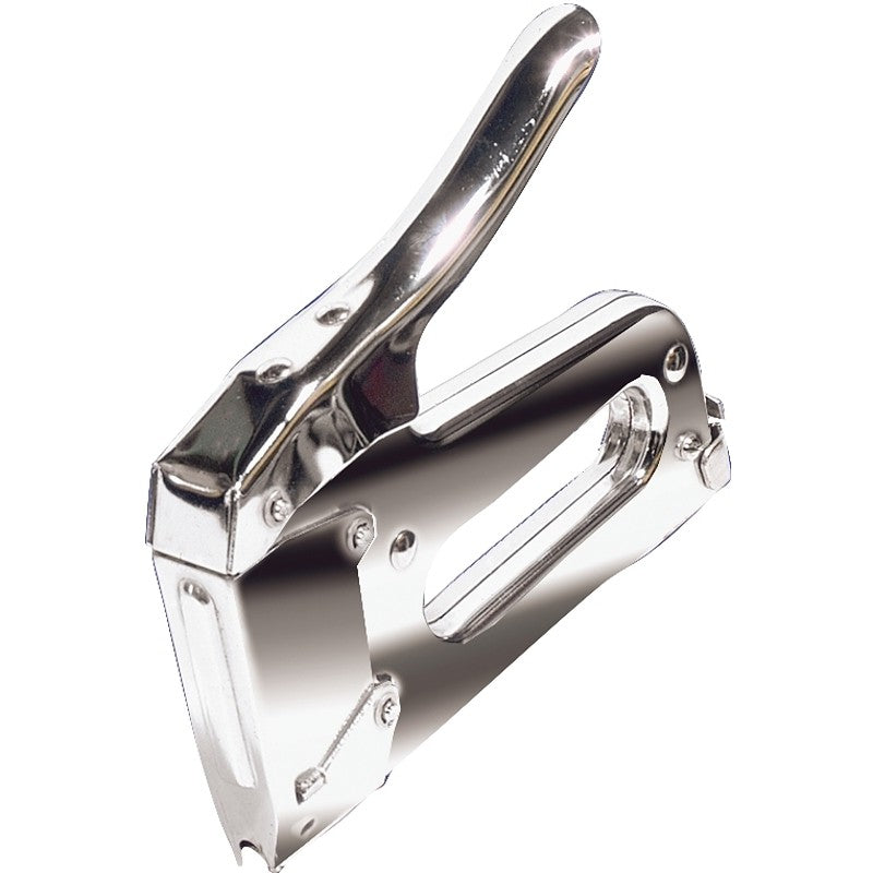 Arrow T25 Cable Staple Gun, Crown Staple, 3/8, 7/16, 9/16 in W Crown, Steel Staple