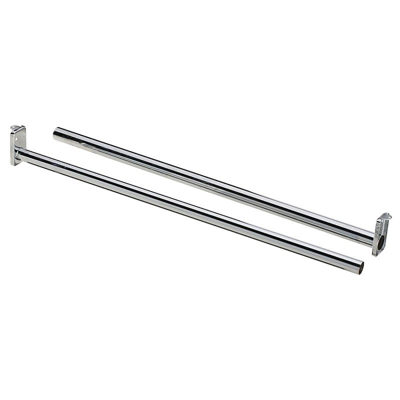National Hardware DPV209 N338-301 Closet Rod, 18 to 30 in L, Steel, Bright