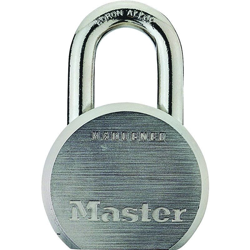 Master Lock 930DPF Padlock, Keyed Different Key, 7/16 in Dia Shackle, Hardened Boron Alloy Steel Shackle
