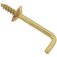 Shoulder Hooks 1-1/2 Inch Solid Brass 2 Pack