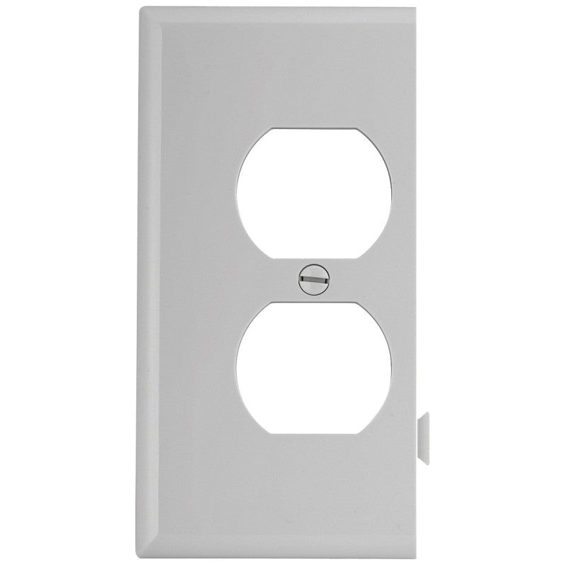 Eaton Wiring Devices STE8W Sectional Wallplate, 4-1/2 in L, 2-3/4 in W, 1-Gang, Polycarbonate, White