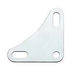 Slotted Angle Flat Corner Iron Brace 2-7/8 Inch Zinc Plated Steel