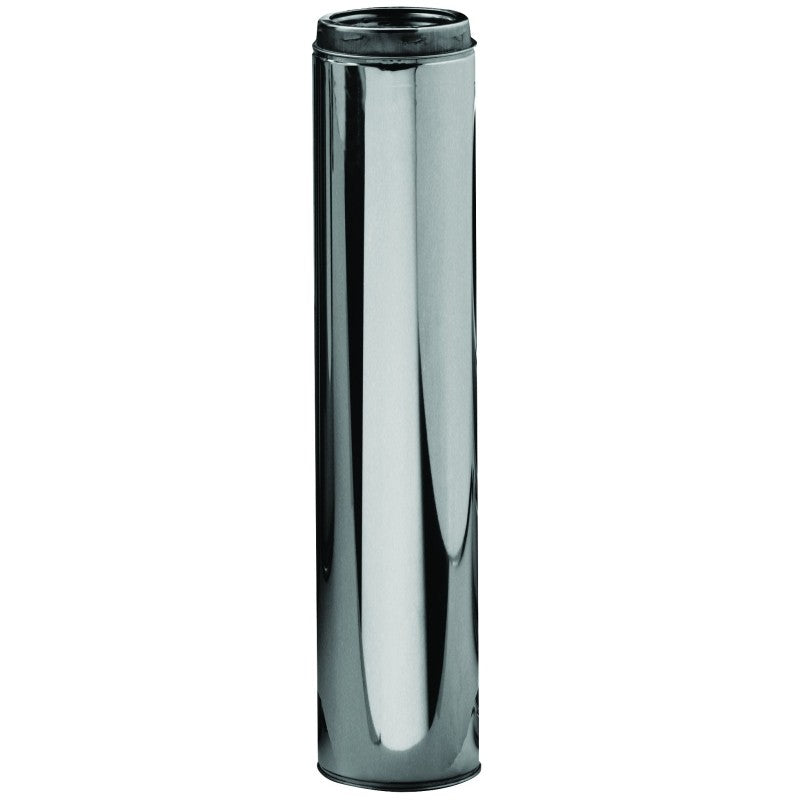 Selkirk 206036 Chimney Pipe, 8 in OD, 36 in L, 6 in W, 36 in H, Stainless Steel
