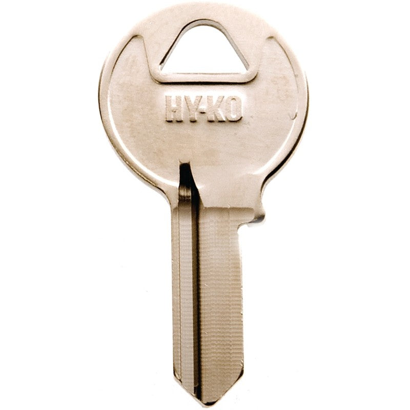 Hy-Ko 11010M15 Key Blank, Brass, Nickel, For: Master Vehicle Locks, M15 Key Number (Pack of 10)