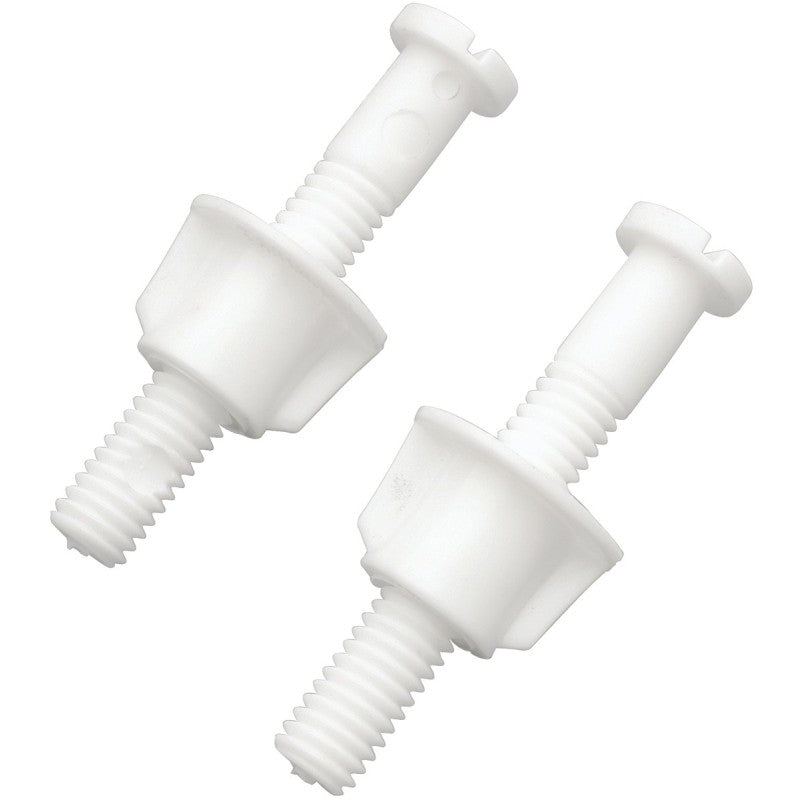 Plumb Pak PP835-39 Seat Hinge Bolt Set, Plastic