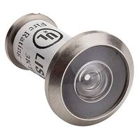 UL Fire Rated Door Viewer 180 Degree Wide Angle 5/8 Hole Satin Nickel