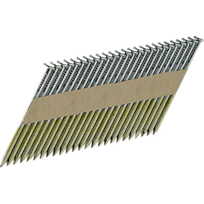 ProFIT 0602150 Series Framing Nail, Paper Tape Collation, 2-3/8 in L, 11-1/2 Gauge, Steel, Bright, Clipped Head, 5000/PK