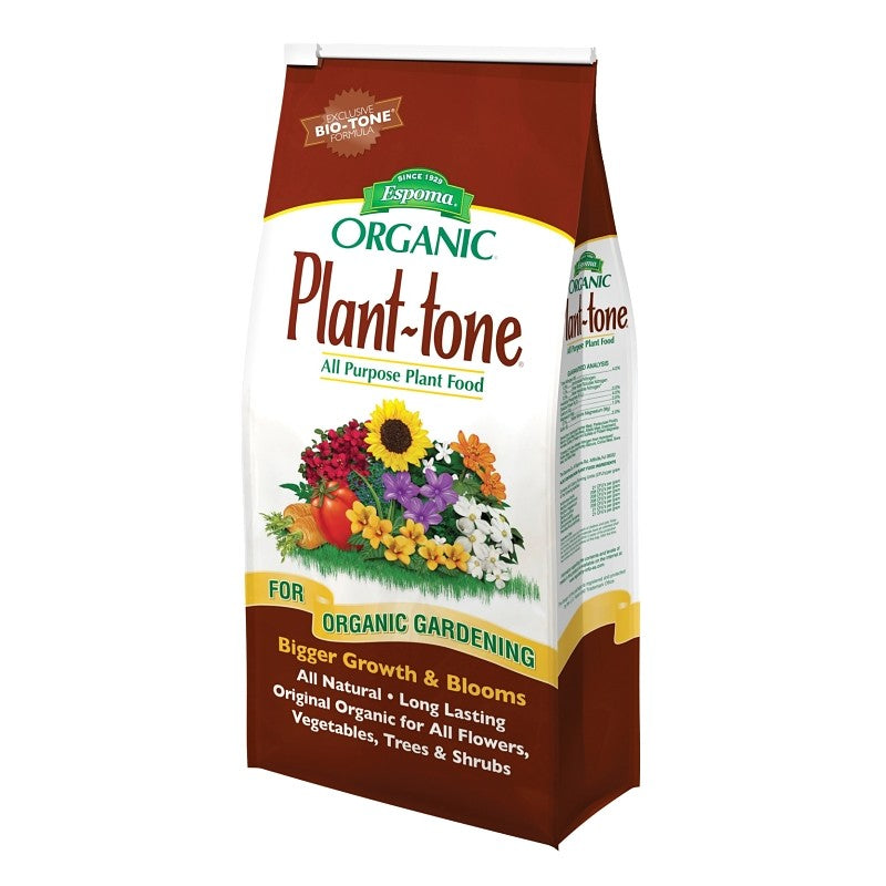Espoma Plant-tone PT18 Organic Plant Food, 18 lb, Granular, 5-3-3 N-P-K Ratio