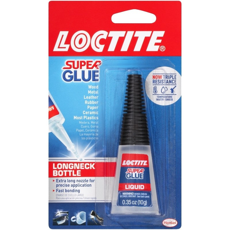 Loctite 234796 Super Glue, Liquid, Irritating, Clear, 10 g Bottle