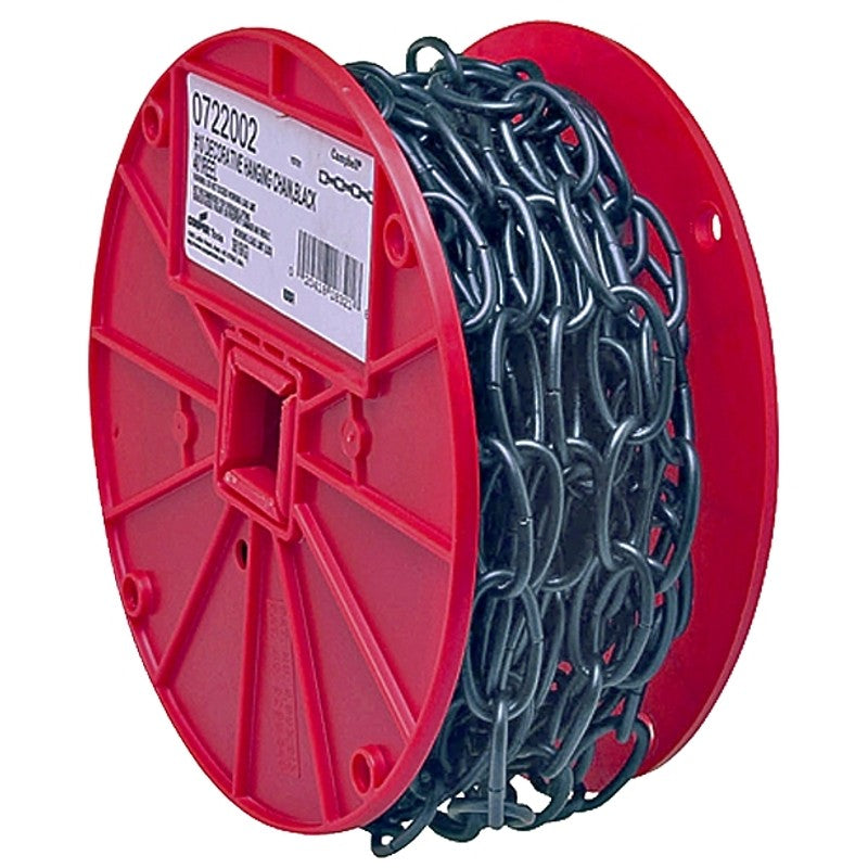 Campbell 072-2002N Decorator Chain, #10, 40 ft L, 35 lb Working Load, Metal, Poly-Coated