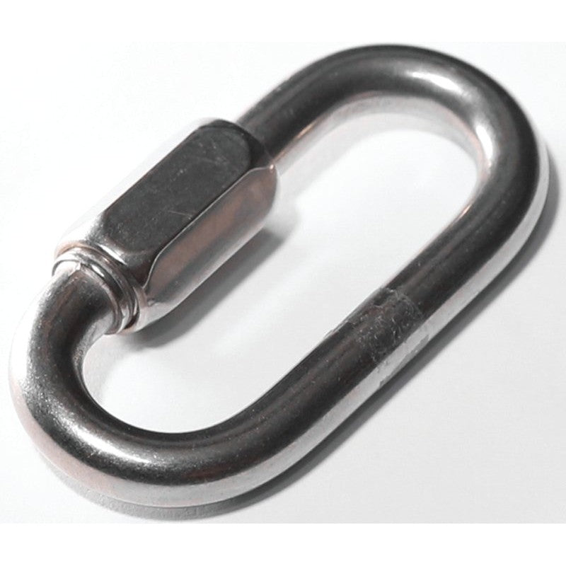 Baron 7350T-1/8 Quick Link, 132 lb Working Load, Steel, Zinc (Pack of 10)