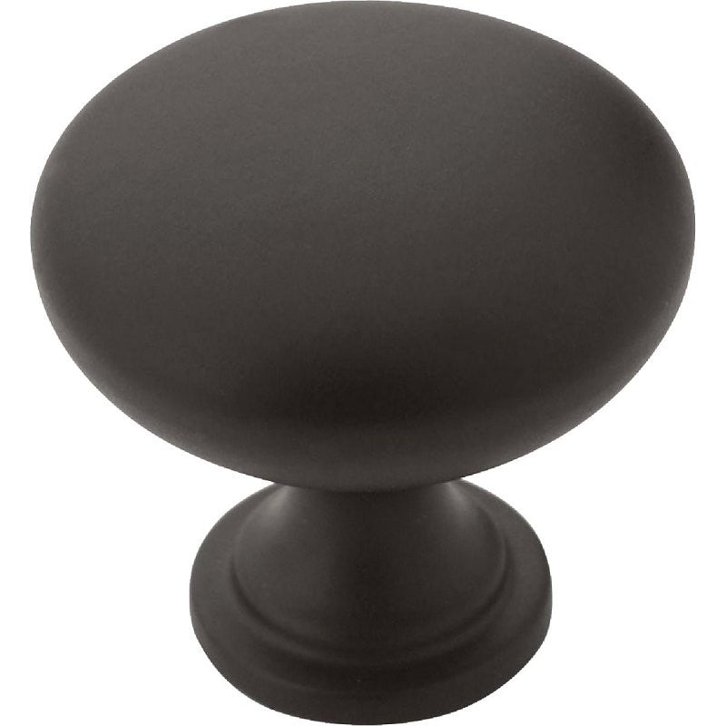 Amerock Edona Series TEN53005FB Cabinet Knob, 1-1/8 in Projection, Zinc, Matte