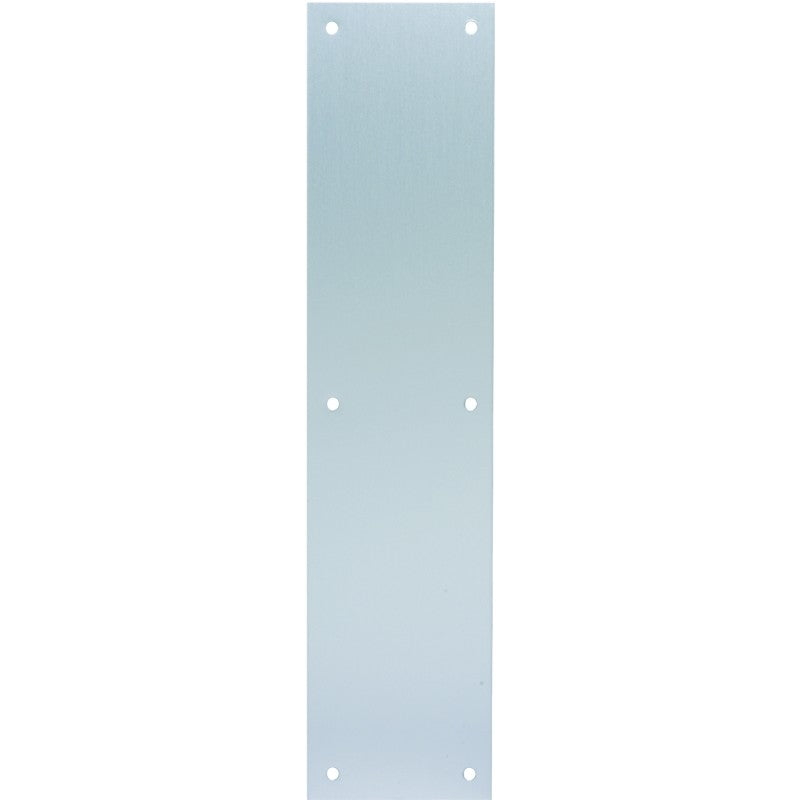 Schlage C8200PA28 3.5X1 Push Plate, Aluminum, Anodized, 15 in L, 3-1/2 in W